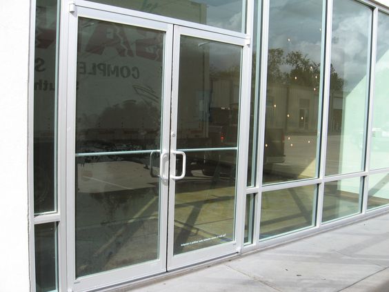 commercial glass door glass replacement