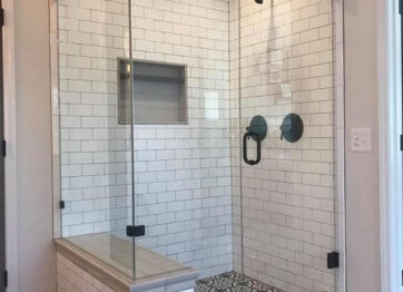 glass shower door installation